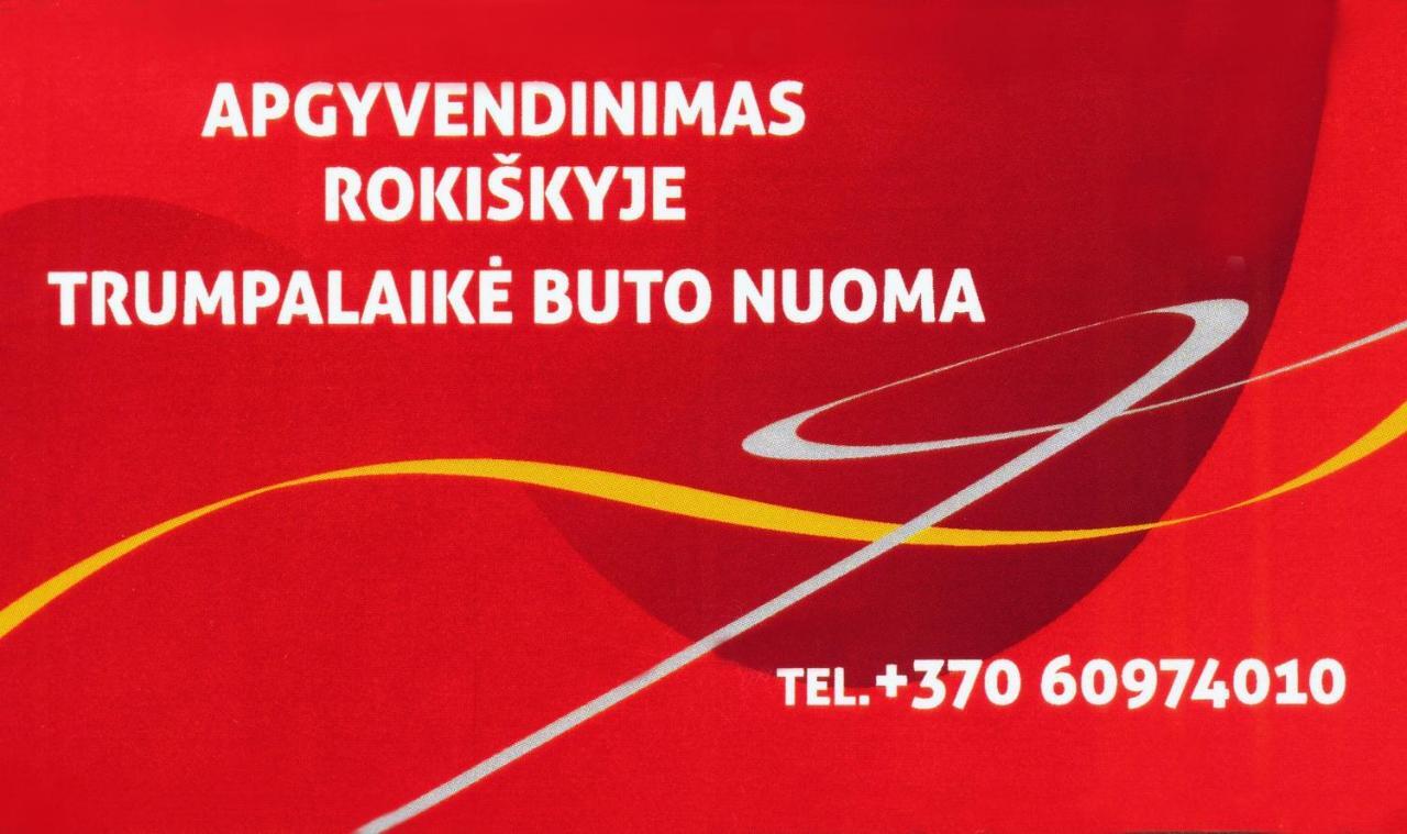 Trumpalaike Buto Nuoma,Apgyvendinimas - Bekontaktis Iejimas Rokiskis Esterno foto